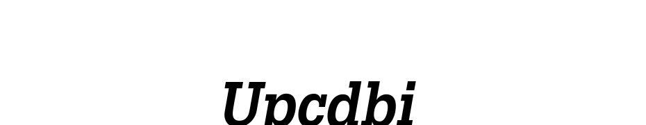 Dillenia UPC Bold Italic Yazı tipi ücretsiz indir